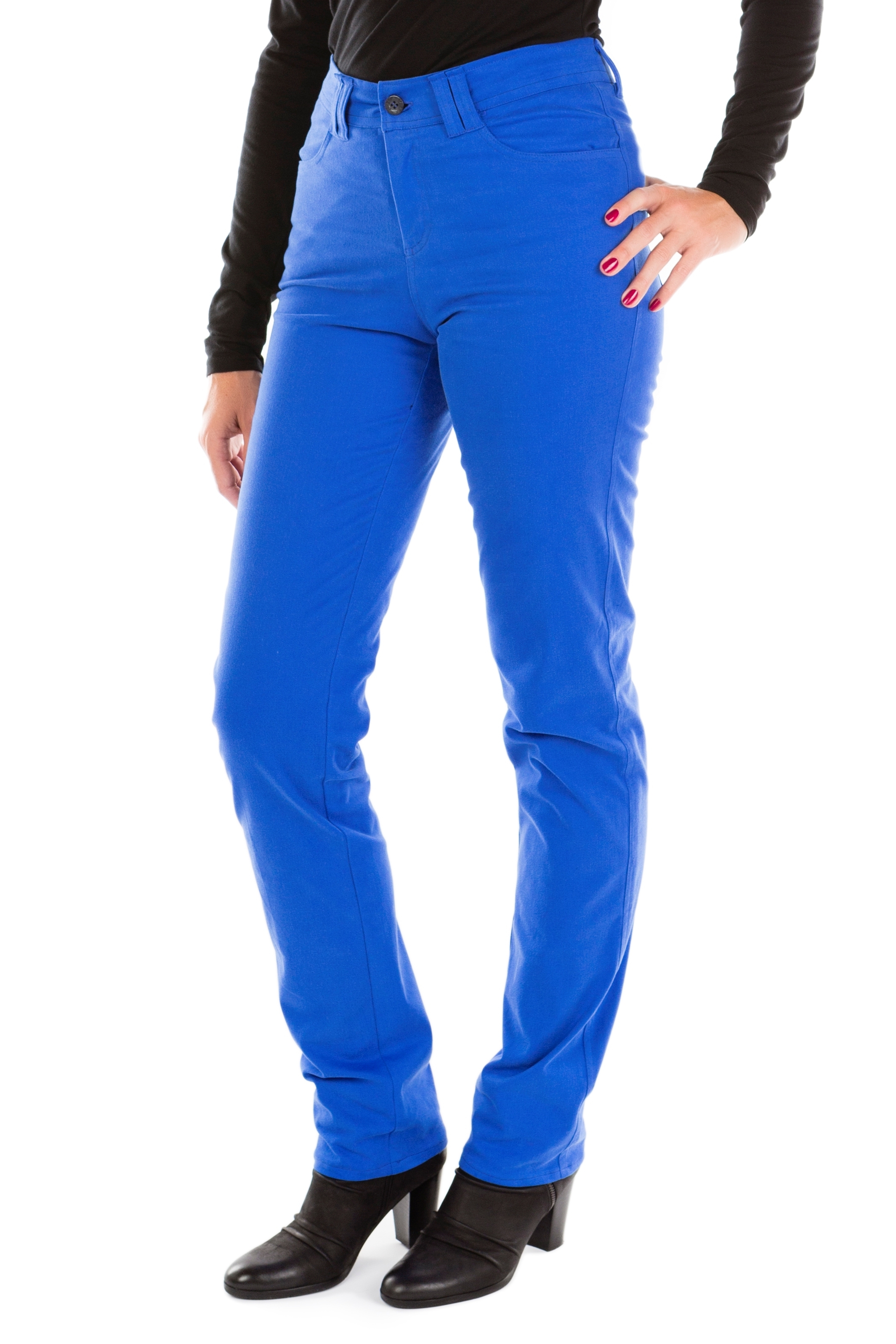 royal blue jeans for ladies